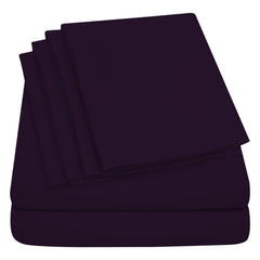 Full Size Bed Sheet Set – 1800 TC Bamboo Blend, Double Brushed, Super Soft & Cooling, Deep Pocket Bedding