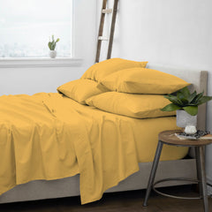 Ultra Soft Bamboo Blend Sheets 2200 TC – Deep Pocket Fit, Cool & Cozy All Year