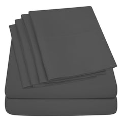 Full Size Bed Sheet Set – 1800 TC Bamboo Blend, Double Brushed, Super Soft & Cooling, Deep Pocket Bedding