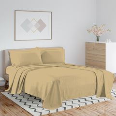 1800 TC Double Brushed Bamboo Blend Queen Bed Sheets – Dark Colors, Soft & Durable, Luxury Eco-Friendly Bedding Set