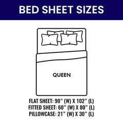 1800 TC Queen Bamboo Blend Sheets – Double Brushed, Light Colors, Cozy & Cool