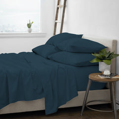 Ultra Soft Bamboo Blend Sheets 2200 TC – Deep Pocket Fit, Cool & Cozy All Year