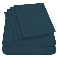 Full Size Bed Sheet Set – 1800 TC Bamboo Blend, Double Brushed, Super Soft & Cooling, Deep Pocket Bedding