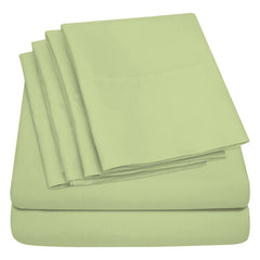 Full Size Bed Sheet Set – 1800 TC Bamboo Blend, Double Brushed, Super Soft & Cooling, Deep Pocket Bedding