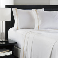Deep Pocket Egyptian Softness 3-Line Embroidered Sheet Set (4-Piece)
