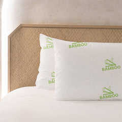 2-Pack: Ultimate Memory Foam Pillows in Bamboo, CBD, Copper, or Lavender – Cooling, Hypoallergenic, Neck Support – For Back, Side, and Stomach Sleepers – Queen & King
