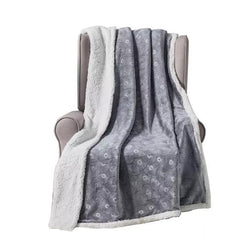 Louvre Vibes: Ultra Soft Embossed Sherpa Throw Blanket – Cozy 50" x 60" Plush for Couch, Bed & Travel – Lightweight, Warm, Machine Washable