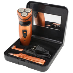 Electric Shaver & Beard Trimmer 3-in-1 – Rechargeable Cordless Grooming Kit for Men – Face, Body, Beard & Nose Hair Trimmer with Micro Shaver