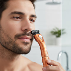 All-in-One Grooming Kit for Men – Water Resistant Precision Trimmer, Shower-Safe Beard, Mustache & Body Hair Groomer – Cordless Battery-Operated Personal Care Tool