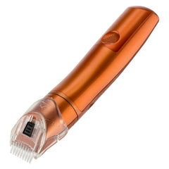 3-in-1 Shaver & Trimmer Set – Copper Finish – Cordless Micro Shaver, Beard, Mustache & Nose Hair Trimmer for Men – Precision Grooming Kit
