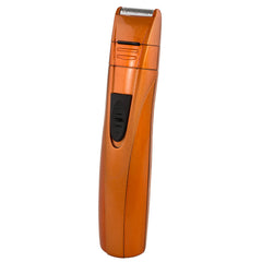3-in-1 Shaver & Trimmer Set – Copper Finish – Cordless Micro Shaver, Beard, Mustache & Nose Hair Trimmer for Men – Precision Grooming Kit