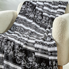 Cozy Vibes: Ultra Soft Plush Throw Blanket – Lightweight 50" x 60" Blanket for Couch, Bed & Travel – Warm, All-Season, Machine Washable
