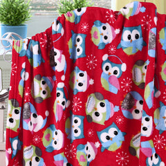 Holiday & Christmas Micro Plush Throw Blanket – Ultra Soft 50" x 60" Cozy Blanket for Couch, Bed & Movie Nights – Lightweight, Warm, Machine Washable Gift Essential