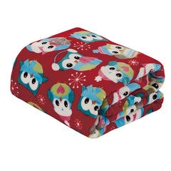 Holiday & Christmas Micro Plush Throw Blanket – Ultra Soft 50" x 60" Cozy Blanket for Couch, Bed & Movie Nights – Lightweight, Warm, Machine Washable Gift Essential