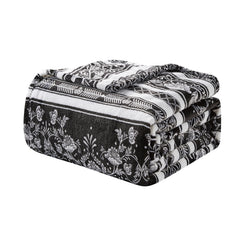 VibeCheck Ultra-Soft Aesthetic Bed Blanket – Lightweight Cozy Throw for All Seasons – Queen & King Size – Cute Printed Styles for Bedroom Glow-Up