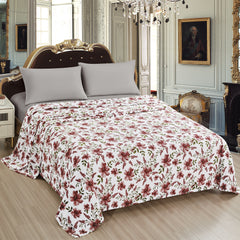 VibeCheck Ultra-Soft Aesthetic Bed Blanket – Lightweight Cozy Throw for All Seasons – Queen & King Size – Cute Printed Styles for Bedroom Glow-Up