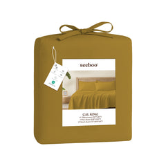 Lightweight Microfiber Bed Sheet Set – 6-Piece Ultra-Soft Wrinkle-Free Sheets with Deep Pockets & Pillowcases – Full, Queen, King & California King