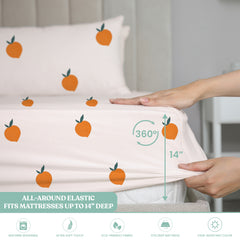 Lightweight Microfiber Bed Sheet Set – 6-Piece Ultra-Soft Wrinkle-Free Sheets with Deep Pockets & Pillowcases – Full, Queen, King & California King