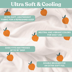 Lightweight Microfiber Bed Sheet Set – 6-Piece Ultra-Soft Wrinkle-Free Sheets with Deep Pockets & Pillowcases – Full, Queen, King & California King