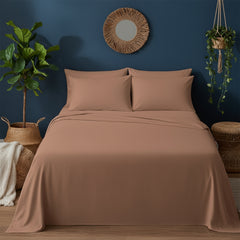 Lightweight Microfiber Bed Sheet Set – 6-Piece Ultra-Soft Wrinkle-Free Sheets with Deep Pockets & Pillowcases – Full, Queen, King & California King