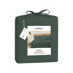 Lightweight Microfiber Bed Sheet Set – 6-Piece Ultra-Soft Wrinkle-Free Sheets with Deep Pockets & Pillowcases – Full, Queen, King & California King