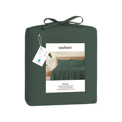 Lightweight Microfiber Bed Sheet Set – 6-Piece Ultra-Soft Wrinkle-Free Sheets with Deep Pockets & Pillowcases – Full, Queen, King & California King