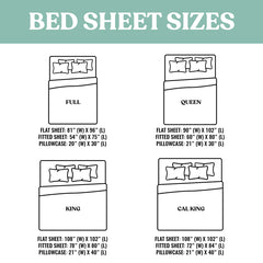 Lightweight Microfiber Bed Sheet Set – 6-Piece Ultra-Soft Wrinkle-Free Sheets with Deep Pockets & Pillowcases – Full, Queen, King & California King