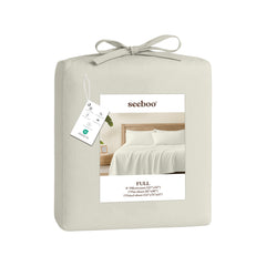Lightweight Microfiber Bed Sheet Set – 6-Piece Ultra-Soft Wrinkle-Free Sheets with Deep Pockets & Pillowcases – Full, Queen, King & California King