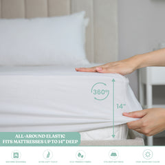 Lightweight Microfiber Bed Sheet Set – 6-Piece Ultra-Soft Wrinkle-Free Sheets with Deep Pockets & Pillowcases – Full, Queen, King & California King