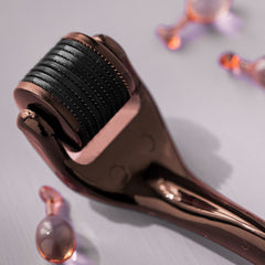 Microneedle Derma Scalp Roller For Face, Beard Growth Care Kit 0.5 MM Microdermabrasion Facial tool