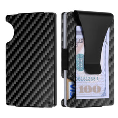 1 or 2-Pack: RFID Blocking Slim Credit Card Holder Wallet for Men – Minimalist, Scratch-Resistant, with Removable Money Clip | Modern, Durable, Everyday Carry