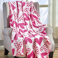 Cozy Vibes: Ultra Soft Plush Throw Blanket – Lightweight 50" x 60" Blanket for Couch, Bed & Travel – Warm, All-Season, Machine Washable
