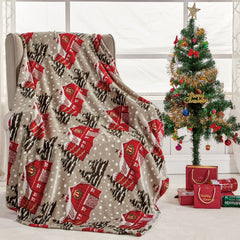 Holiday & Christmas Micro Plush Throw Blanket – Ultra Soft 50" x 60" Cozy Blanket for Couch, Bed & Movie Nights – Lightweight, Warm, Machine Washable Gift Essential