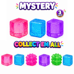 3-Pack: Squishy Squeeze Toys Set – Soft Fidget Sensory Toys, Assorted Slow-Rising Stress Relief Squeeze Toys, Mystery Surprise Fun Set for Party Favors, Classroom Rewards, Gifts & Everyday Play