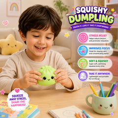 3-Pack Viral Squishy Stress Balls – Butter, Dumpling or Cube Fidget Toys - Mystery Colors – Soft Sensory Squeeze Toys for Anxiety Relief, ADHD Focus, Desk & Travel
