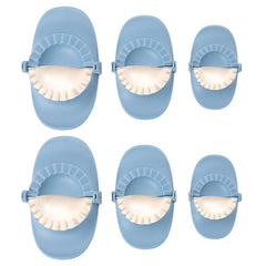 3-Pack Dough Press Set – Empanada, Dumpling, Calzone & Ravioli Maker with Crimped Edge & Built-In Cutter – 3 Sizes, Dishwasher Safe