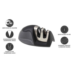 Dual Edge Grip Ultra Sharp Knife Sharpener (1-Pack Or 2-Pack)