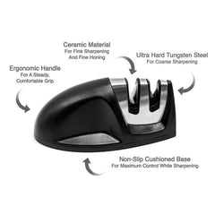 Dual Edge Grip Ultra Sharp Knife Sharpener (1-Pack Or 2-Pack)