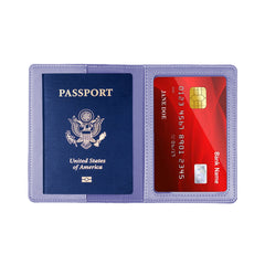 RFID Passport Holder Wallet with Credit Card Slots – PU Leather Travel Passport Organizer for Passport, Credit Cards, Boarding Passes & Travel Documents, Slim Travel Wallet