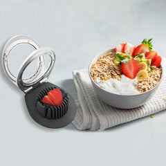 Stainless Steel Heavy Duty Wire Egg And Fruit Slicer Cutter Chopper Slicer - Dishwasher Safe (1-Pack or 2-Pack)
