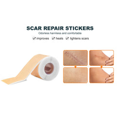 Comfortable Painless Silicone Medical Scar Tape (1.6” X 60”Roll)