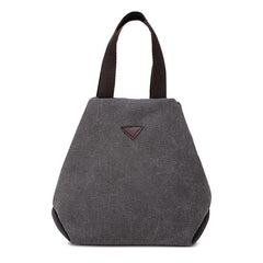 Women's Retro Canvas Handbag – Lightweight Casual Shoulder Tote with Multiple Interior Pockets, Magnetic Snap Closure, Everyday Purse for Work, Shopping & Travel