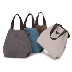 Women's Retro Canvas Handbag – Lightweight Casual Shoulder Tote with Multiple Interior Pockets, Magnetic Snap Closure, Everyday Purse for Work, Shopping & Travel