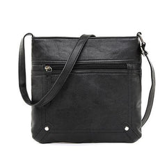 Unisex Crossbody Messenger Bag – Vegan PU Leather Shoulder Bag with Multiple Pockets, Lightweight Travel Crossbody Purse for Men & Women, Everyday Organizer Bag