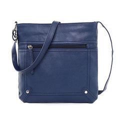 Unisex Crossbody Messenger Bag – Vegan PU Leather Shoulder Bag with Multiple Pockets, Lightweight Travel Crossbody Purse for Men & Women, Everyday Organizer Bag
