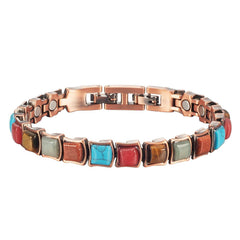 Women Magnetic Therapy Pain Relief Balance Energy Sleep Copper Bracelet