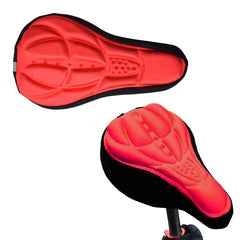 Gel Bike Seat Cushion Cover – Comfort Bicycle Saddle Pad for Road, Mountain & BMX Bikes – Shock Absorbing Soft Seat Cover with Non-Slip Fit & Breathable Design