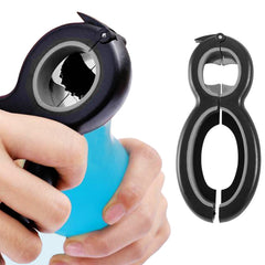 Multifunctional 6-in-1 Can Jar Opener Tool and Adjustable Bottle Opener (1-Pack or 2-Pack)
