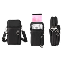 Mini Crossbody Cell Phone Wallet Purse for Women – Waterproof Shoulder Bag with Adjustable Strap, Small Phone Pouch, Travel Messenger Bag for Cards, Cash & Everyday Essentials