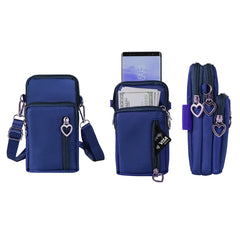 Mini Crossbody Cell Phone Wallet Purse for Women – Waterproof Shoulder Bag with Adjustable Strap, Small Phone Pouch, Travel Messenger Bag for Cards, Cash & Everyday Essentials